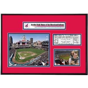 Thats My Ticket Cleveland Indians Jacobs Field Ticket Frame (Vertical 