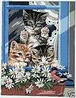 Royal Paris Tapestry Canvas   Bird Watcher (Cats)