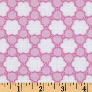  44 Wide Annette Tatum Bohemian Clover Pink Fabric By The 