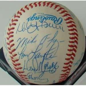  1989 Blue Jays Team 23 SIGNED Baseball AL CHAMPS JSA 