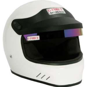   Modified White XX Large SA10 Full Face Racing Helmet Automotive