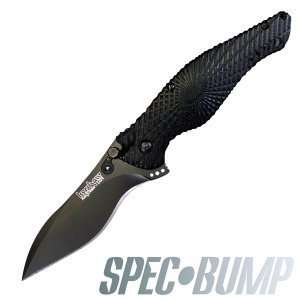 Knife K.O. Spec Bump Black G10 Handle Black Blade Plain Stud Lock S30V 