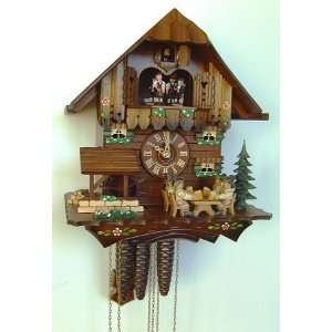  Cuckoo Clock, Beer Drinkers, Oktoberfest Theme, Model #MT 