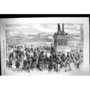  1856 Grand Entry Emperor Russia St. Petersburg Soldiers 