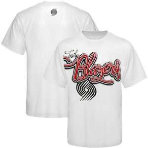  Portland Trail Blazers White Flip the Script T shirt (X 