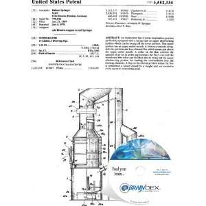  NEW Patent CD for INCINERATOR 