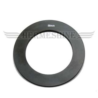 The default is 58mm ring adapter . Please leave us message in your 