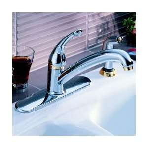  Delta Faucet Chrome/Polished Brass Innovations Kitchen Faucet 