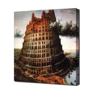  Bruegel Babel Tower   Canvas Art   Framed Size 24x36 