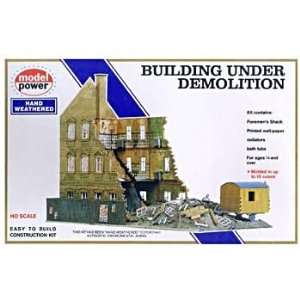  Building Under Demolition Building Kit HO Scale Model 