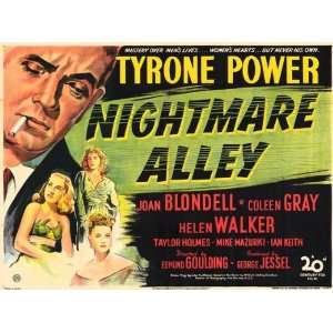 Nightmare Alley (1947) 27 x 40 Movie Poster Style B