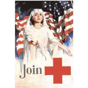  Join, American Red Cross   Poster by Walter W. Seaton 