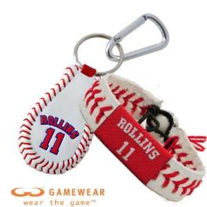 com Jimmy Rollins Baseball Keychain and Jimmy Rollins Classic Jersey 