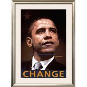  Barack Obama Framed Poster Print, 34x46