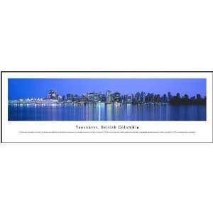  Vancouver, British Columbia Panoramic View Framed Print 