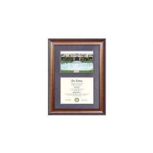  Knights Suede Mat Diploma Frame with Lithograph