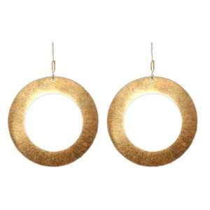   gold plated dangle earring handmade designer fashion jewelry Jewelry