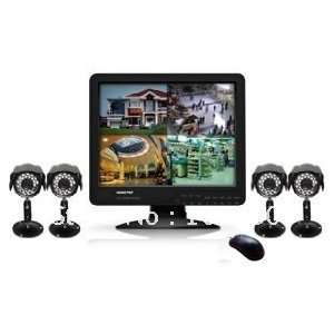  complete dvr and camera kit 4ch stand alone dvrwith 
