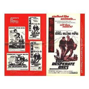  Desperate Ones Original Movie Poster, 11 x 17 (1968 