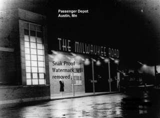 MR Milwaukee Road Train Depot Austin MN Railroad print  