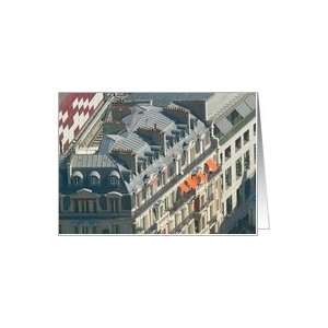  Paris Roof Tops   Blank Note Card Card Health & Personal 