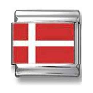 Denmark Flag Italian charm