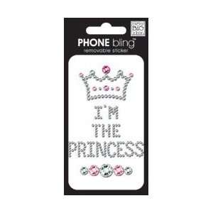 Me & My BiG ideas Phone Bling Stickers Im The Princess Pink/Clear; 3 
