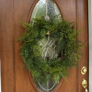  Lacey Fern Front Door Wreath WRFN 1