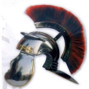  Roman Centurions Battle Helmet Armor Officer Plume Helm 
