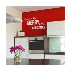  Have Yourself a Merry Little Christmas Wall Decal