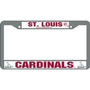  St. Louis Cardinals Chrome License Plate Frame Sports 