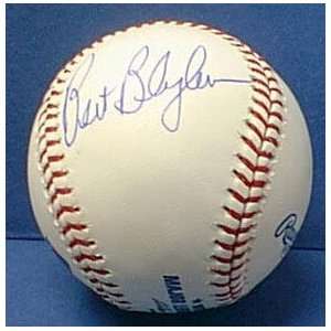 MLB Twins Burt Blyleven # 28 Autographed Baseball  Sports 