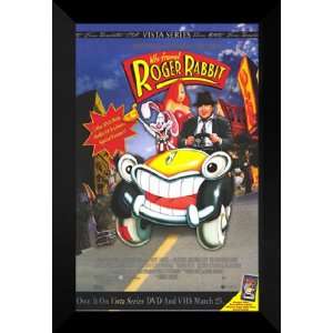  Who Framed Roger Rabbit 27x40 FRAMED Movie Poster   C 