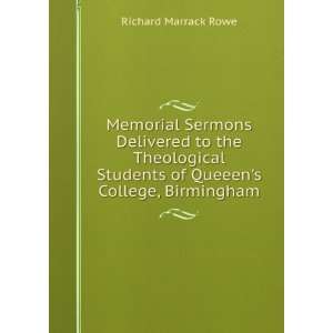   Students of Queeens College, Birmingham Richard Marrack Rowe Books