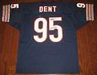 RICHARD DENT SIGNED AUTOGRAPHED INSCRIBED CHICAGO BEARS JERSEY, AA COA