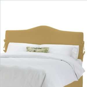 Twin Skyline Furniture Arched Slipcover Upholstered Headboard In Twill 