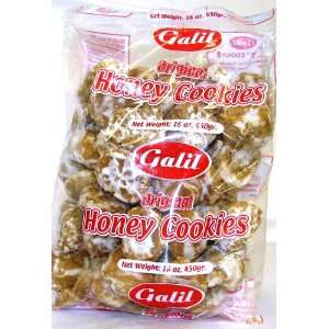 Galil Original Honey Cookies, Bag 16 Oz. Grocery & Gourmet Food