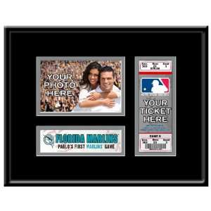  Florida Marlins Personalized First Game Ticket Frame Toys 
