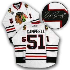  Autographed Brian Campbell Jersey   10 Cup   Autographed 