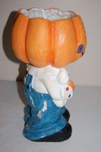 Halloween Giant 16 Standing Pumpkin Head Candy Bowl  