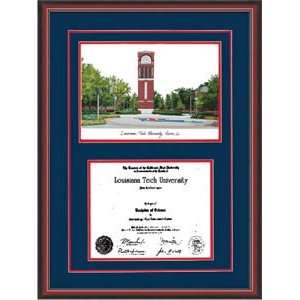  Louisiana Tech University Diploma Frame