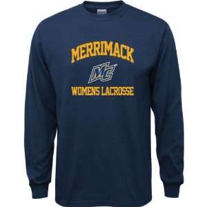  Merrimack Warriors Navy Youth Womens Lacrosse Arch Long 