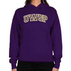 NCAA Wisconsin Stevens Point Pointers Ladies Arch Applique Midweight 