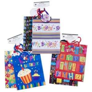  Medium Birthday Gift Bags 2 Pack Case Pack 72