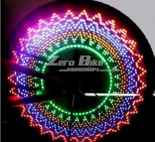 Cycling Bike Bicycle Tire Wheel Valve 16 Led Flash Light With 32 kinds 
