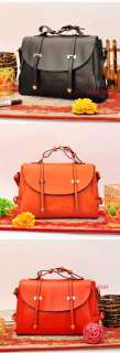   Lady Women Faux Leather Messenger Shoulder Handbag Purse Clutch  