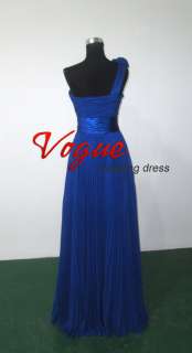 New Hot Blue Bridal Gown Wedding/Evening Prom Dress e99  