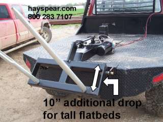 Pickup truck 12 volt hydraulic hay bale spear flatbed d  