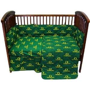  University of Oregon Ducks 5 Piece Baby Crib Bedding Set 