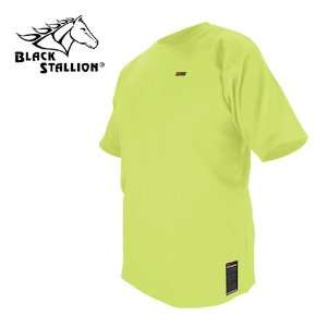 Black Stallion FTS6 LIM Lime Green Flame Resistant Cotton Short sleeve 